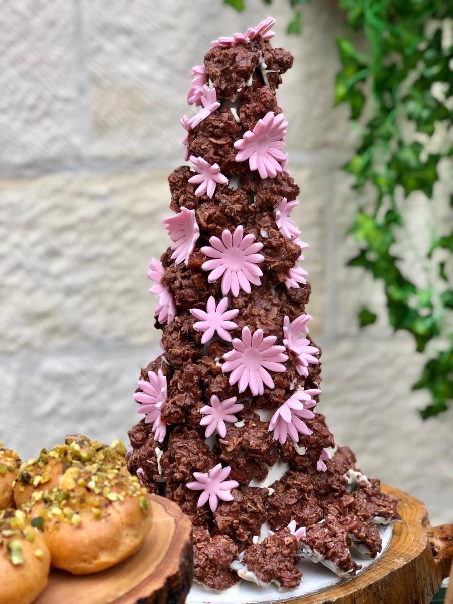 Rice Krispies Tower